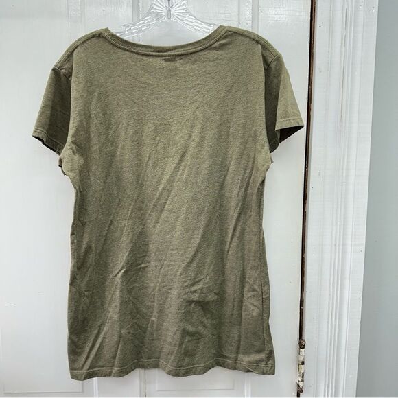 Farming Because Starving Sucks army green short sleeve t shirt women's xl - Picture 2 of 3